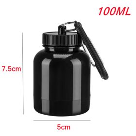 Mini Portable Protein Powder Bottles with Keychain Health Funnel Medicine Bottle Small Water Cup Outdoor Sport Storage