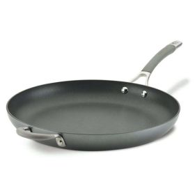 Introducing the 14 Inch Elementum Nonstick Frying Pan/Skillet with Helper Handle in Oyster Gray.