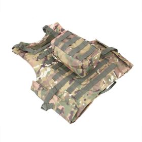 Tactical Vest MOLLE Airsoft Paintball hunting Wargame Plate Carrier Combat Vest