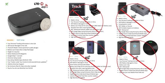 Security GPS Tracking Device for Motorhome Safety + GPS card SIM