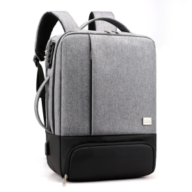 15.6 inch laptop bag (Color: Light Grey)