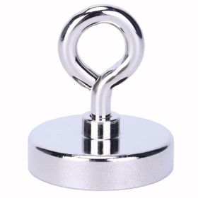 Fishing Magnet with Lifting Ring Magnetic Retrieving Lake Treasure Hunt Collects (Option: default)