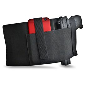 Tactical Belly Band Holster Concealed Carry Hand Gun Hunting Pistol Waist Belt Holster (Option: default)