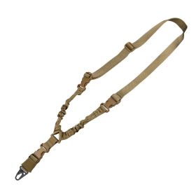 Single Point Tactical Rope; Multifunctional Nylon Rope For Outdoor (Color: Tan)
