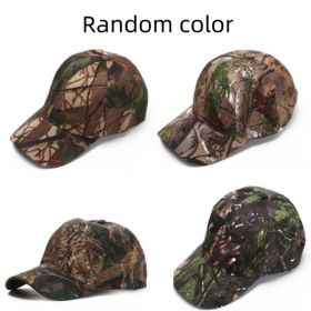 1pc Men's Adjustable Cap; Camo Baseball Hunting Fishing Twill Fitted Cap For Super Foot Bowl Sunday Party (Color: Random Color)