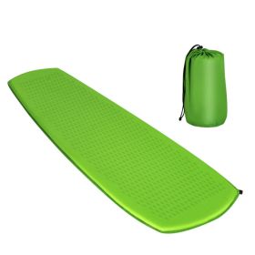Hiking Outdoor Camping Lightweight Portable Sleeping Pad (Color: Light Green, Type: Sleeping Pad)