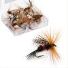 Insects Flies Fishing Lures; Topwater Dry Flies Bait Trout Artificial Crank Hook; Fishing Tackle
