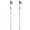 KORAMAN 1pair Collapsible Trekking Poles; 37-43" Adjustable Lightweight Quick-Lock Hiking Walking Sticks With Carrying Bags